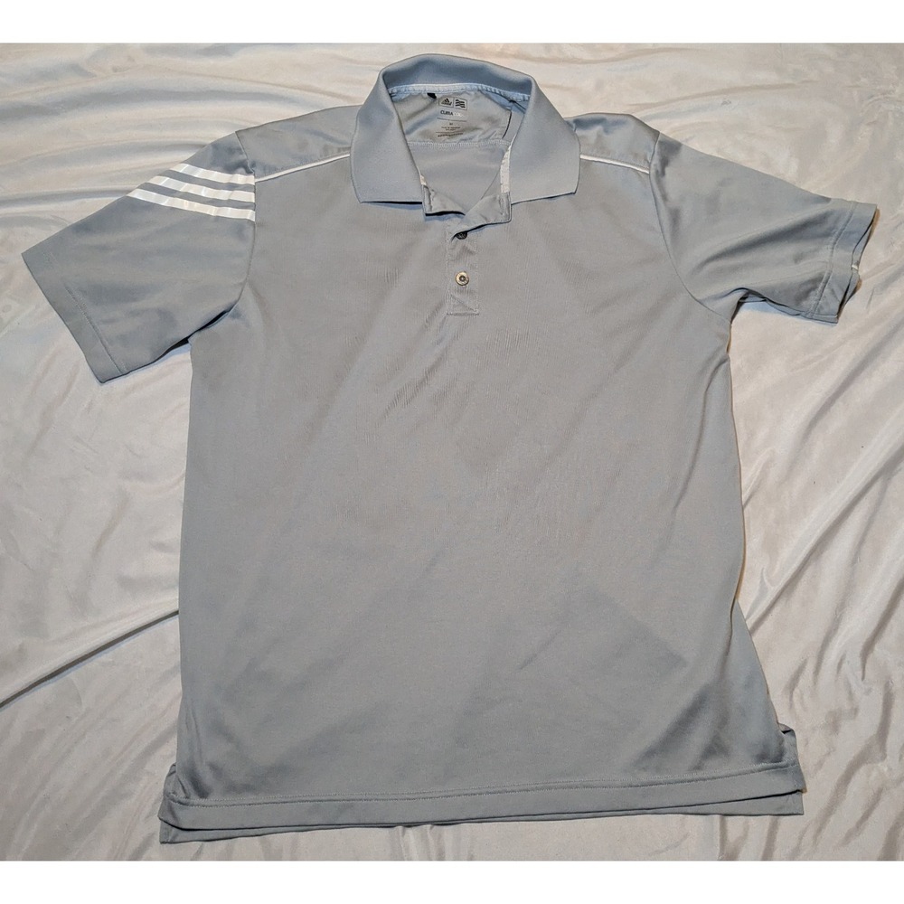 VTG 2013 Adidas Mens ClimaCool Multicolor Short Sleeve Golf Polo Size Medium